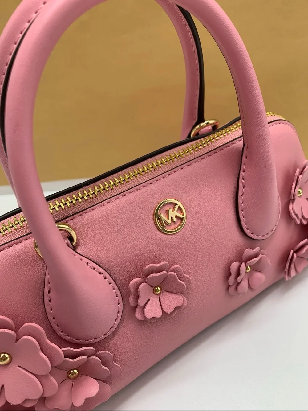 Michael Kors Petra small Cornation Floral Applique Dome Satchel